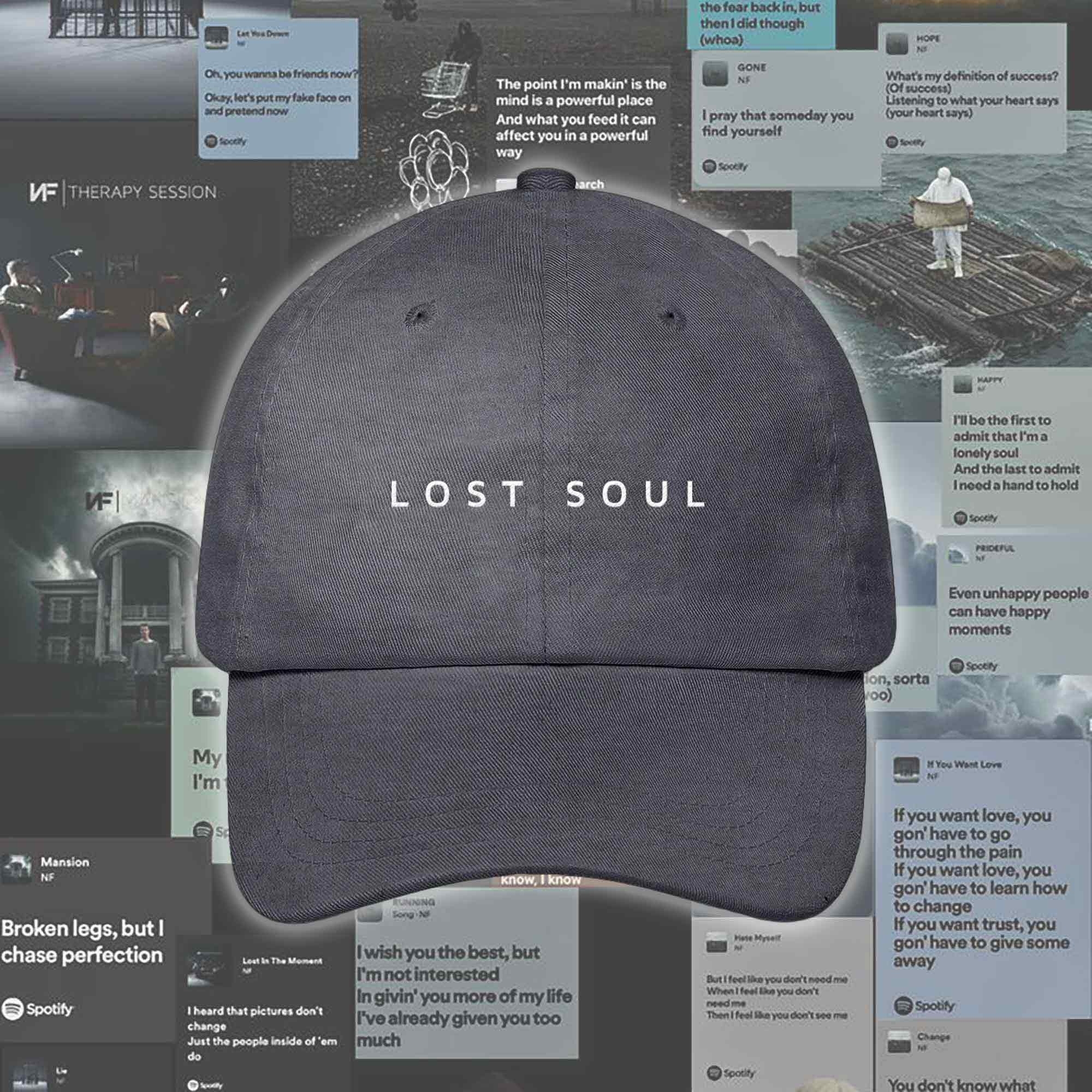 NFRealMusic Merchandise Hat Lost Soul Song Baseball Cap Gift For Fans