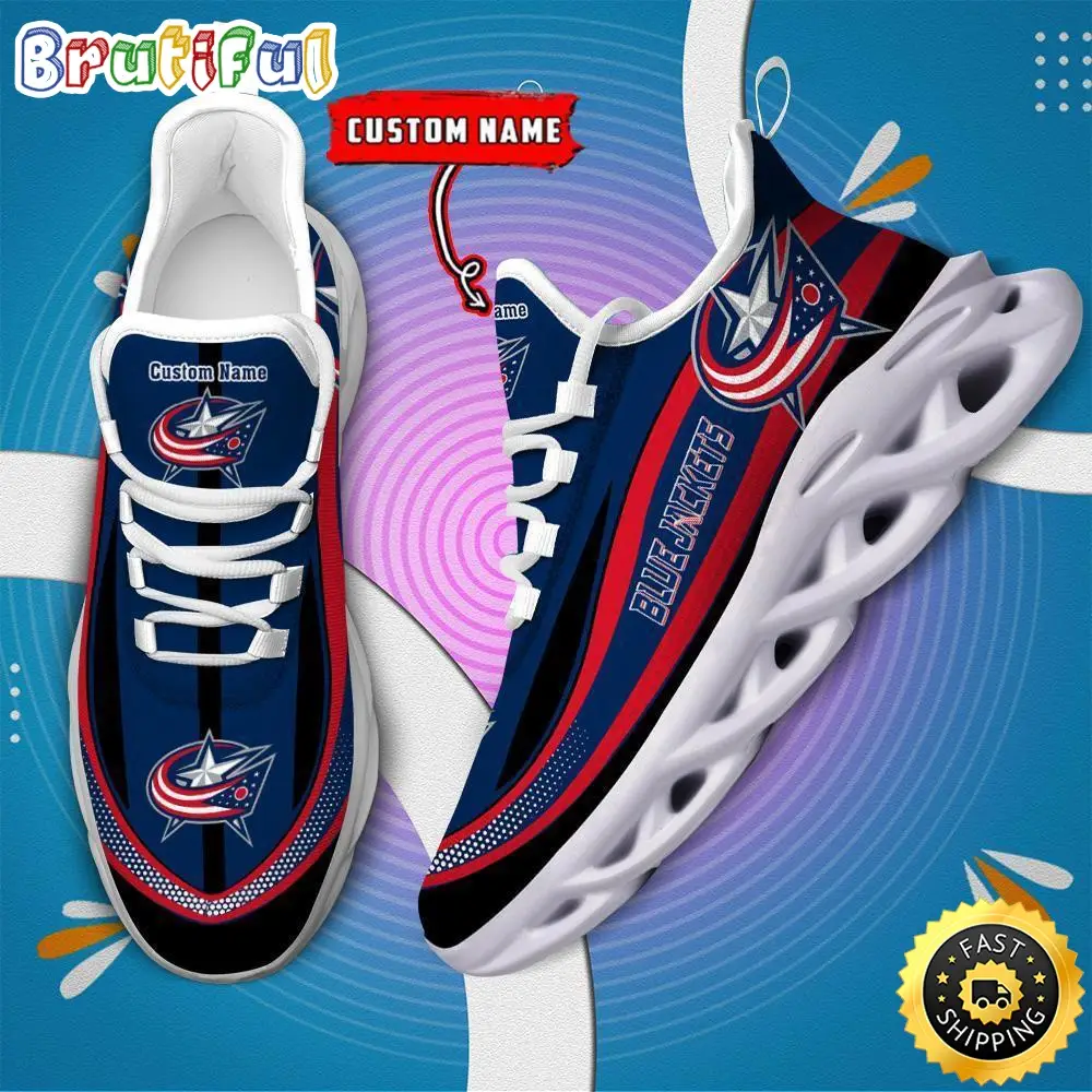 NHL Columbus Blue Jackets Clunky Max Soul Shoes