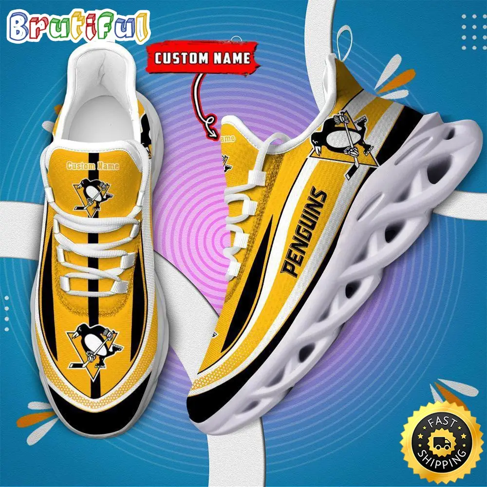 NHL Pittsburgh Penguins Clunky Max Soul Shoes NHL Pittsburgh Penguins Clunky Max Soul Shoes - Image 1
