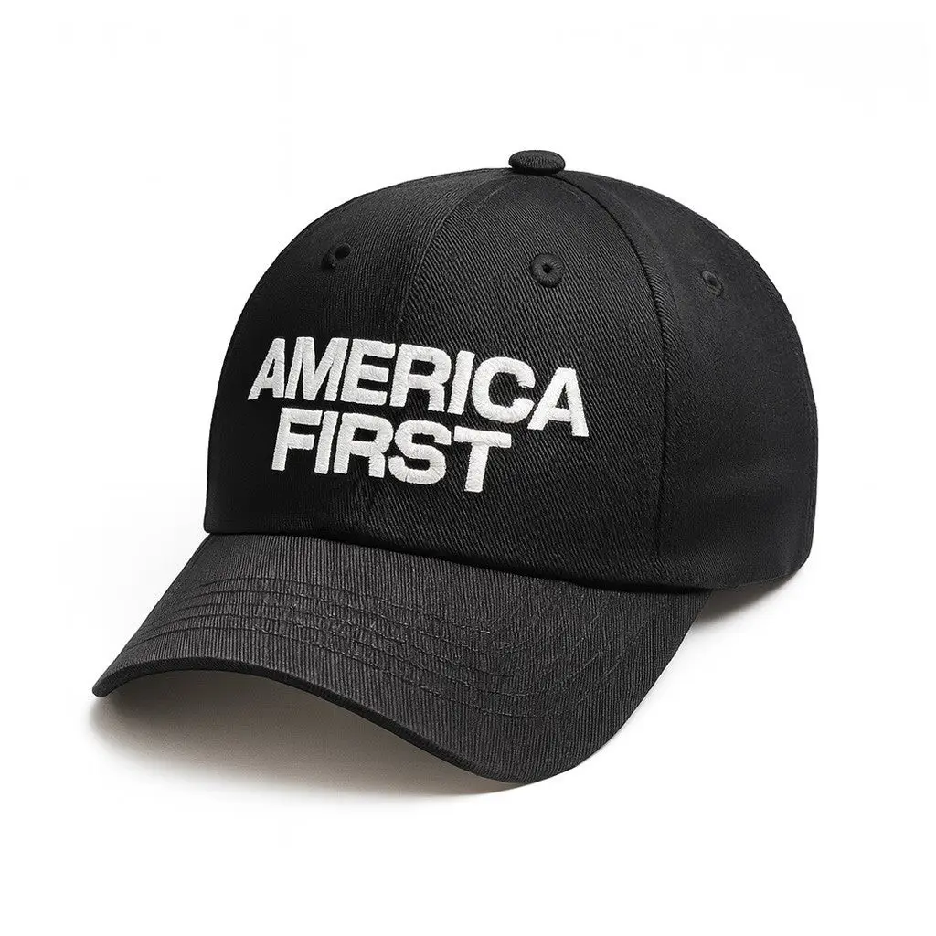 Nick Fuentes Merch America First Embroidered Hat Patriotic Gifts For Dad - Wear&Decor