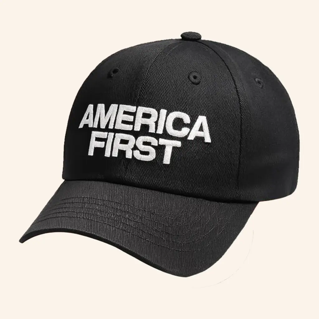 Nick Fuentes Merch Embroidered America First Cap Gifts For Father Nick Fuentes Merch Embroidered America First Cap Gifts For Father - Image 1