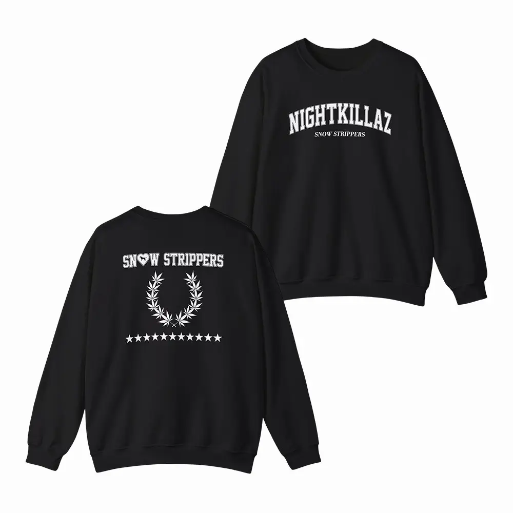 Nightkillaz Snow Strippers Sweatshirt Electronic Music Apparel Present Idea For Snow Strippers Fans Nightkillaz Snow Strippers Sweatshirt Electronic Music Apparel Present Idea For Snow Strippers Fans - Image 1