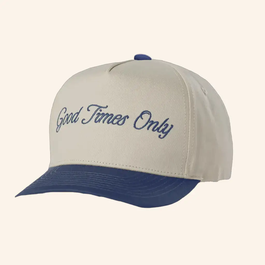 Niko Moon Merch Good Times Only Two-Tone Hat Embroidered Gifts For Besties -WearandDecor