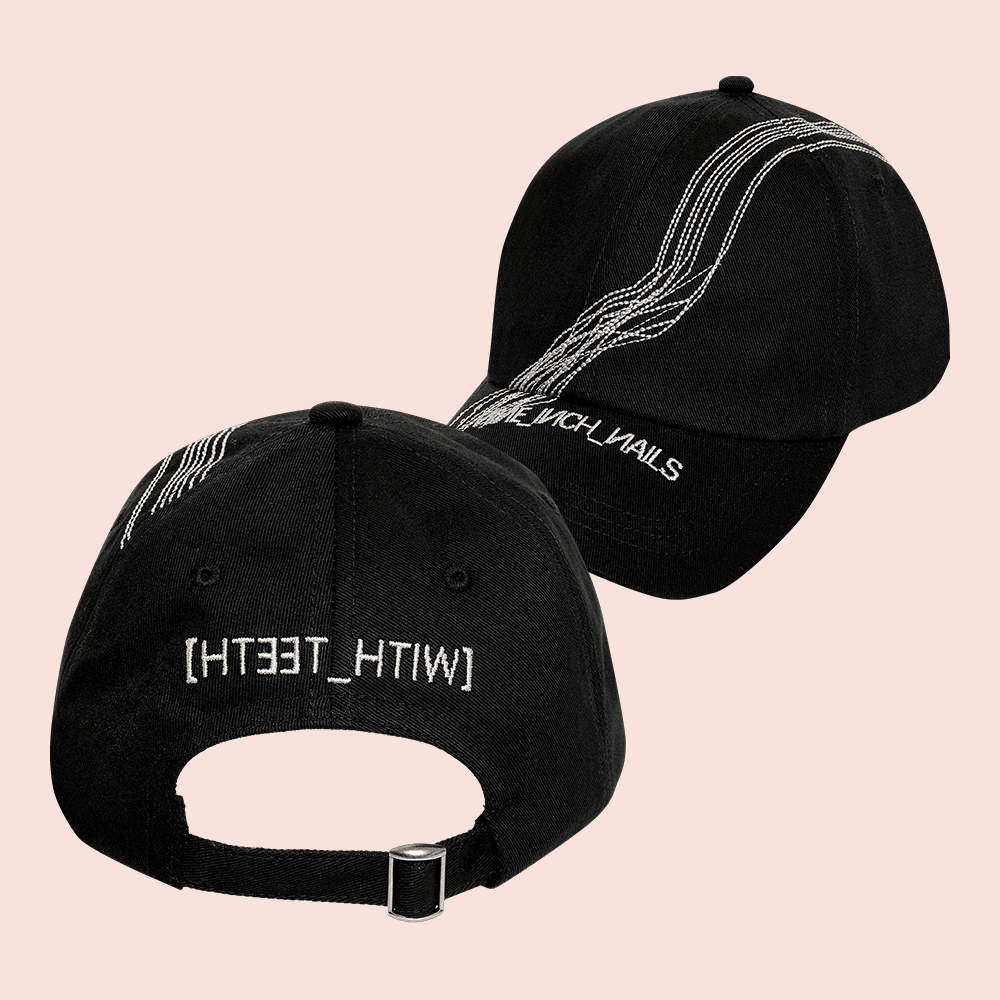 Nine Inch Nails Merch With Teeth 20 Chain Stitched Hat NIN Merch Gifts For Rock Fans
