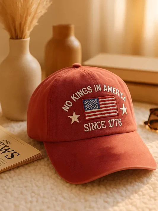 No Kings In America Since 1776 Hat No Kings Protest Baseball Cap Best Patriotic Gifts