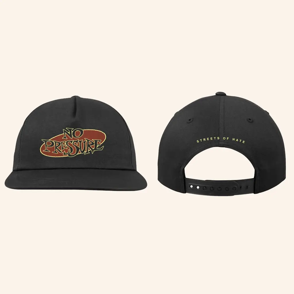 No Pressure Merch No Pressure Embroidered Snapback Hat Streets Of Hate Hat Dad Gifts - Wear&Decor