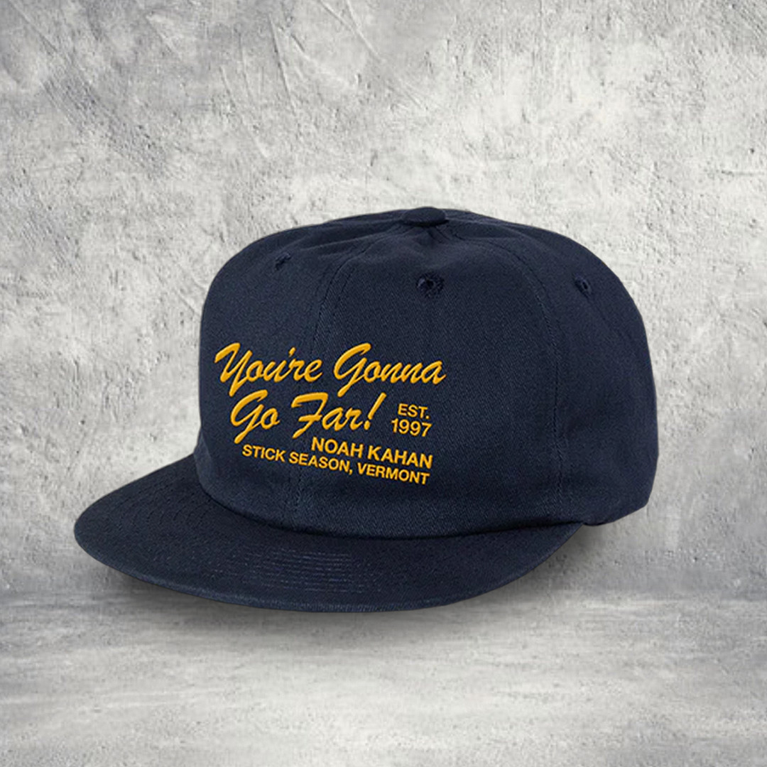 Noah Kahan Merch You're Gonna Go Far Cap Print Great Divide Tour Apparel Music Gift