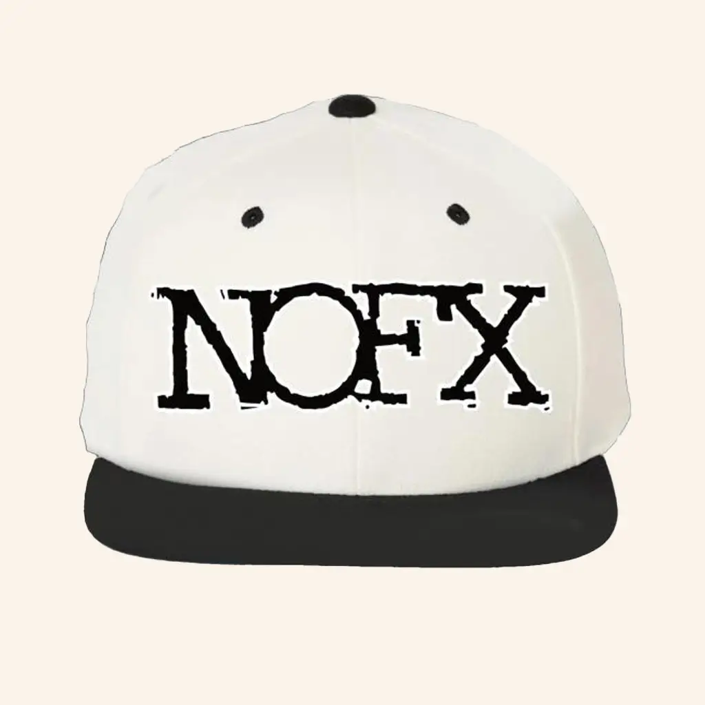 NOFX Merch Embroidered Snapback Hat Birthday Gifts For Boyfriend NOFX Merch Embroidered Snapback Hat Birthday Gifts For Boyfriend - Image 1