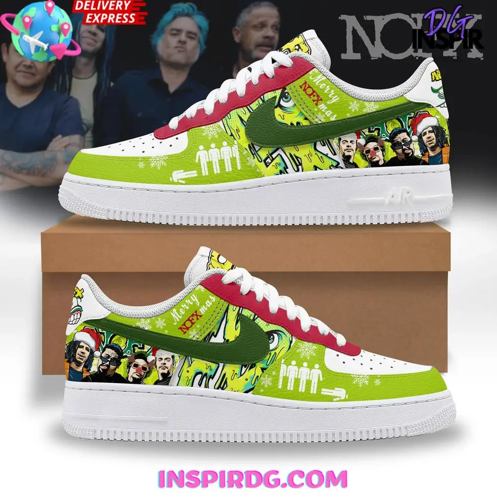 NOFX Merry Christmas Limited Edition Air Force 1