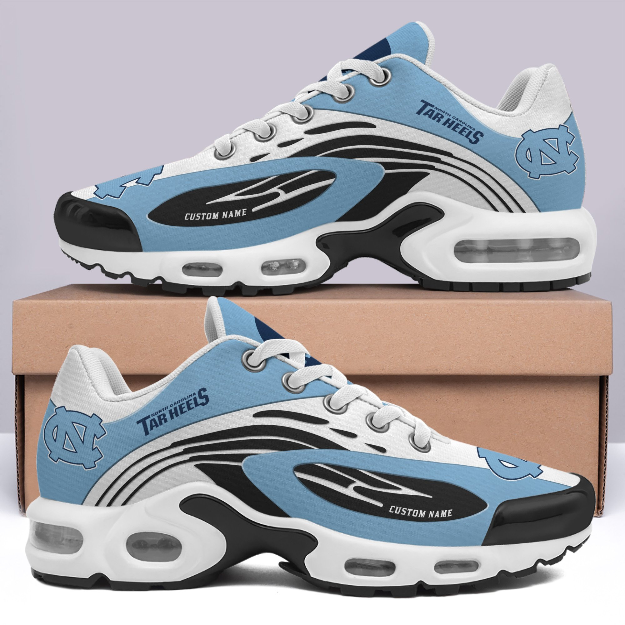 North Carolina Tar Heels Shoes 2026 Version Custom Your Name 026