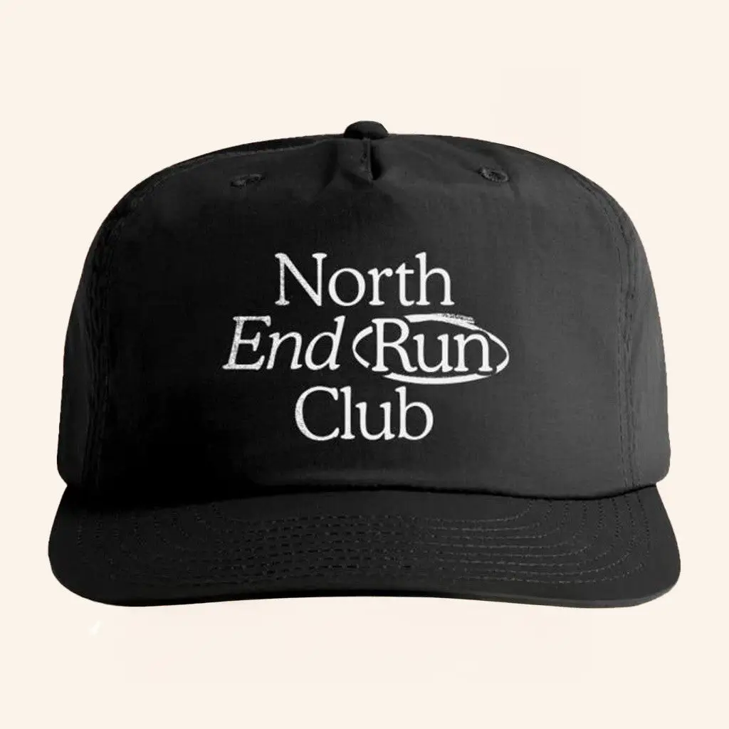 North End Run Club Merch Mission Nylon Cap Presents For Boyfriend -WearandDecor