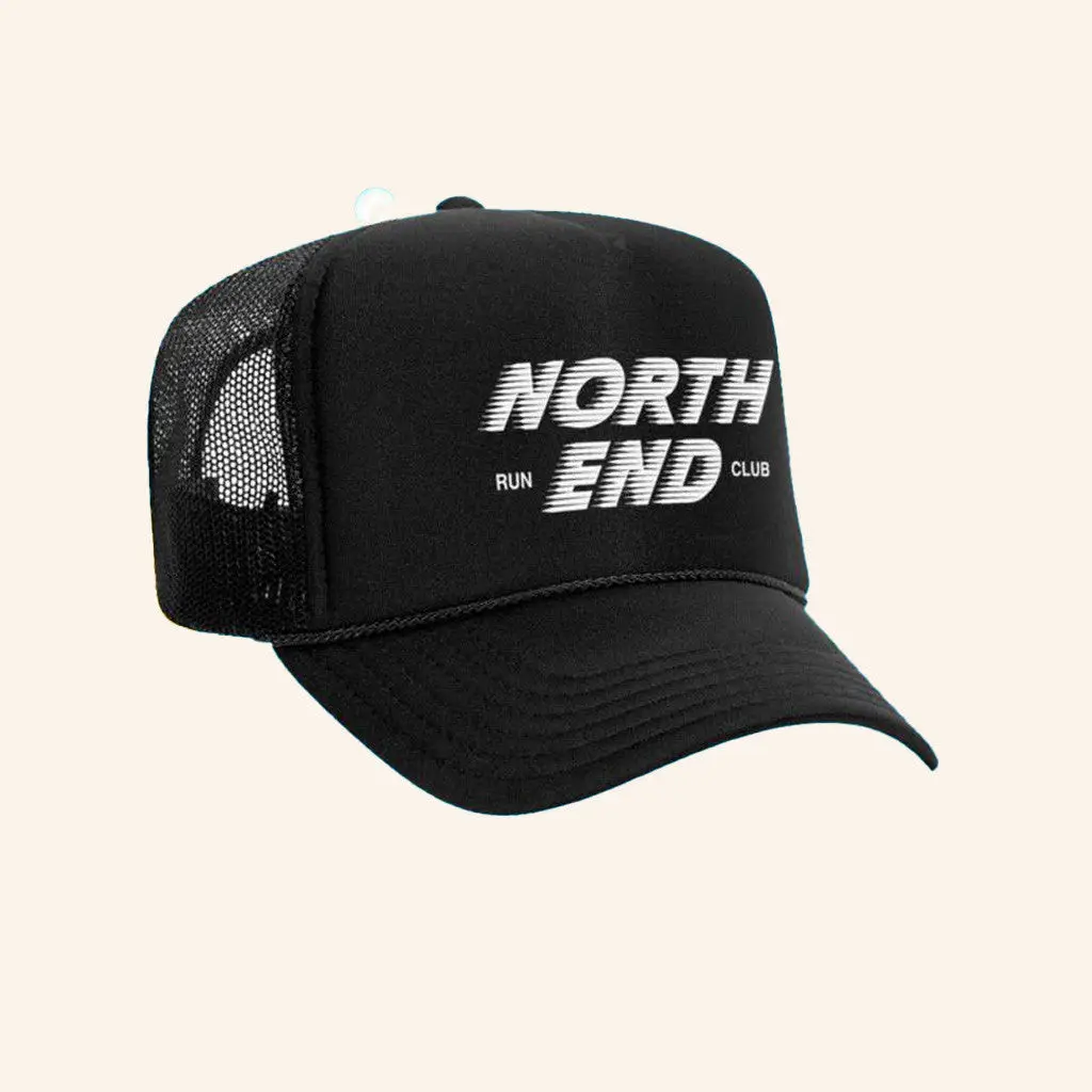 North End Run Club Merch Speed Trucker Hat Presents For Him -WearandDecor