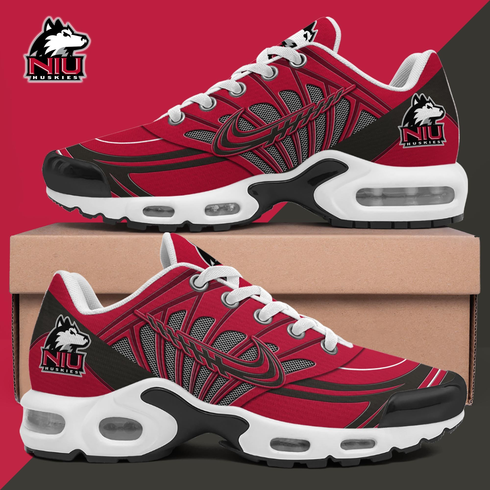 Northern Illinois Huskies Shoes 2026 Version Custom Name 135
