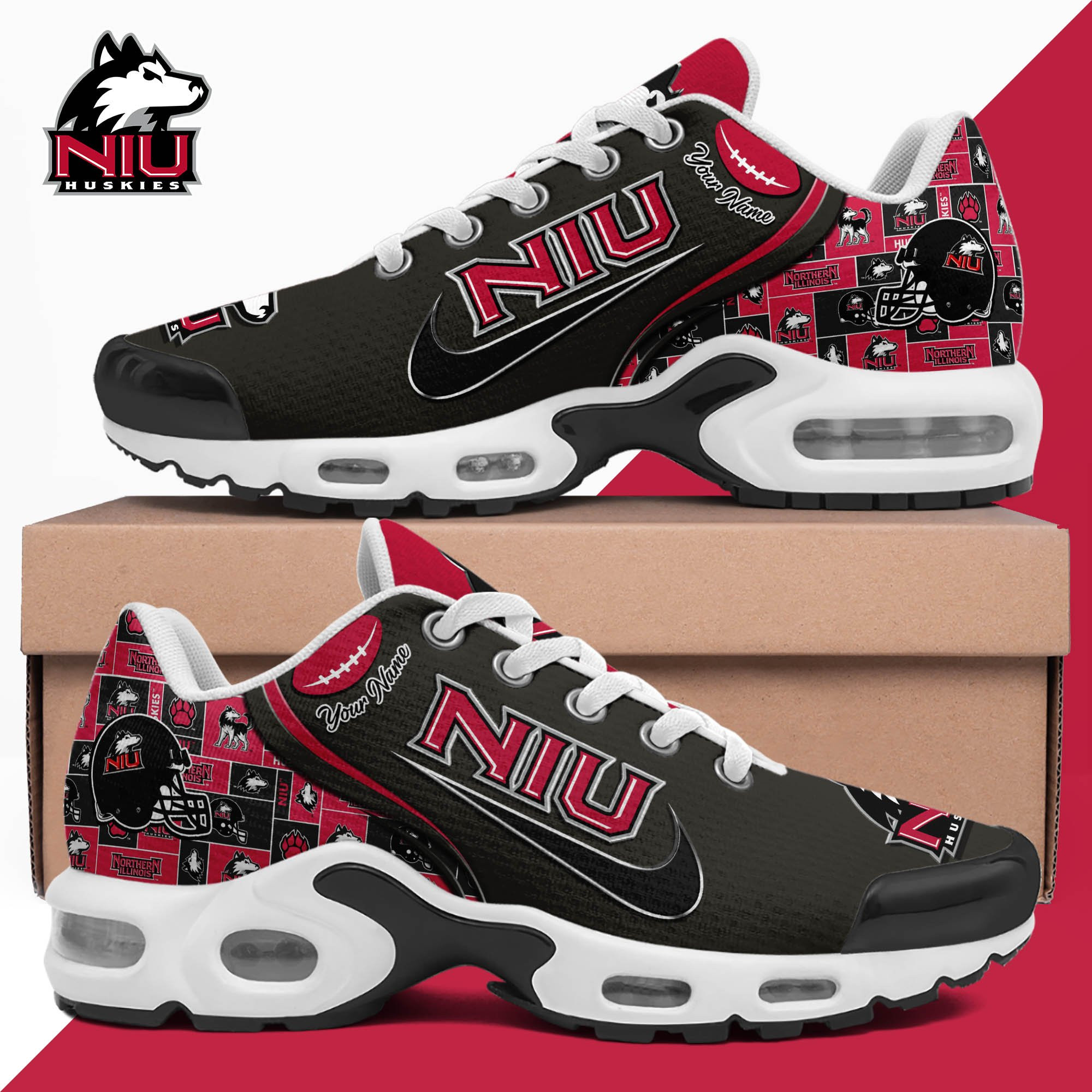 Northern Illinois Huskies Shoes 2026 Version Custom Your Name 499