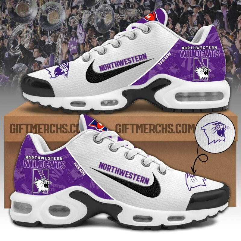 Northwestern Wildcats Shoes 2026 Version Custom Name, Shoes For Sport Fan, Sport Gifts Ph270