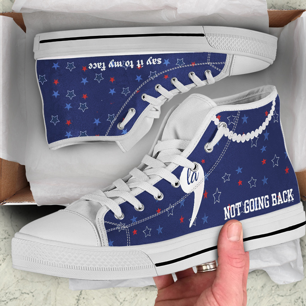 Not Going Back ,La Comma La High Top Shoes Say It To My Face Harris Shoes