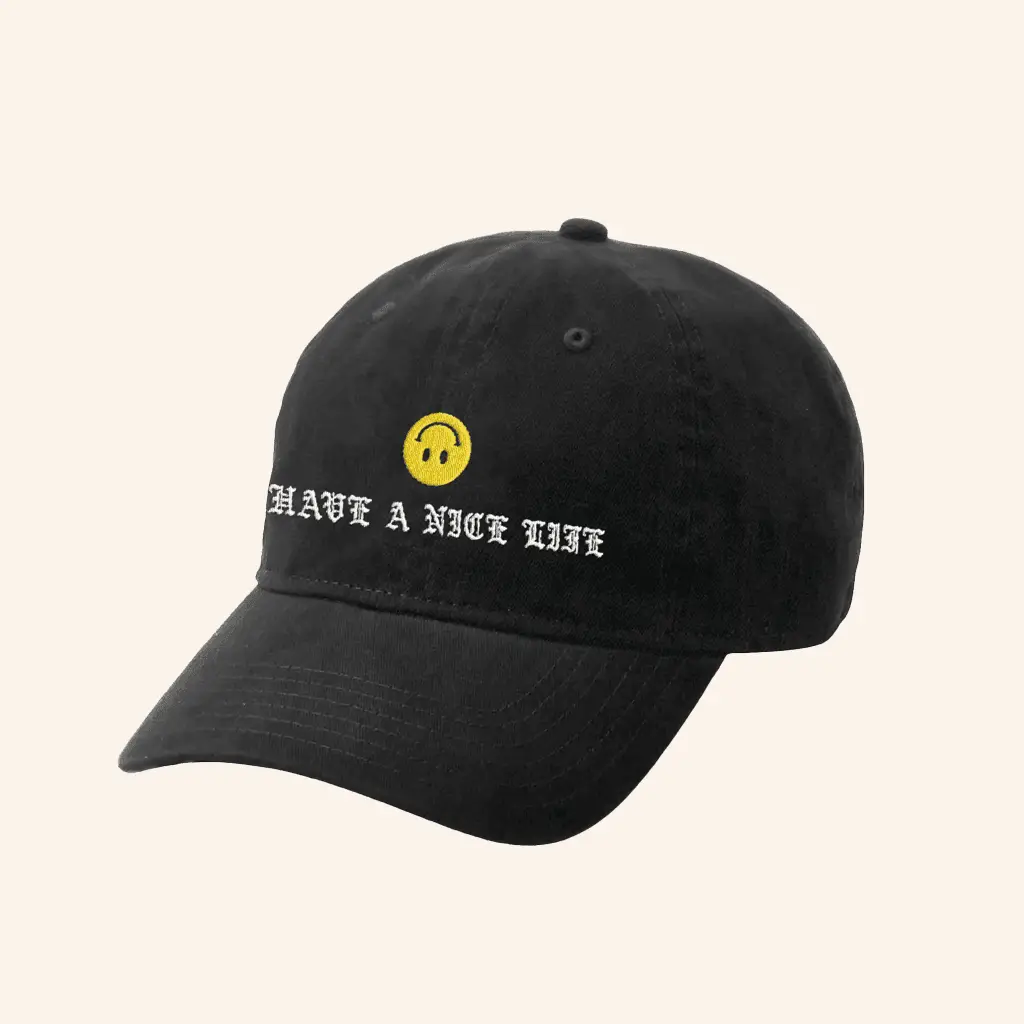 Nowflensing Merch Have A Nice Life Smile Hat Embroidered Gifts For Him -WearandDecor