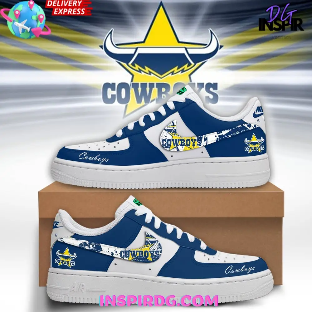 NRL NQ Cowboys Limited Edition Air Force 1