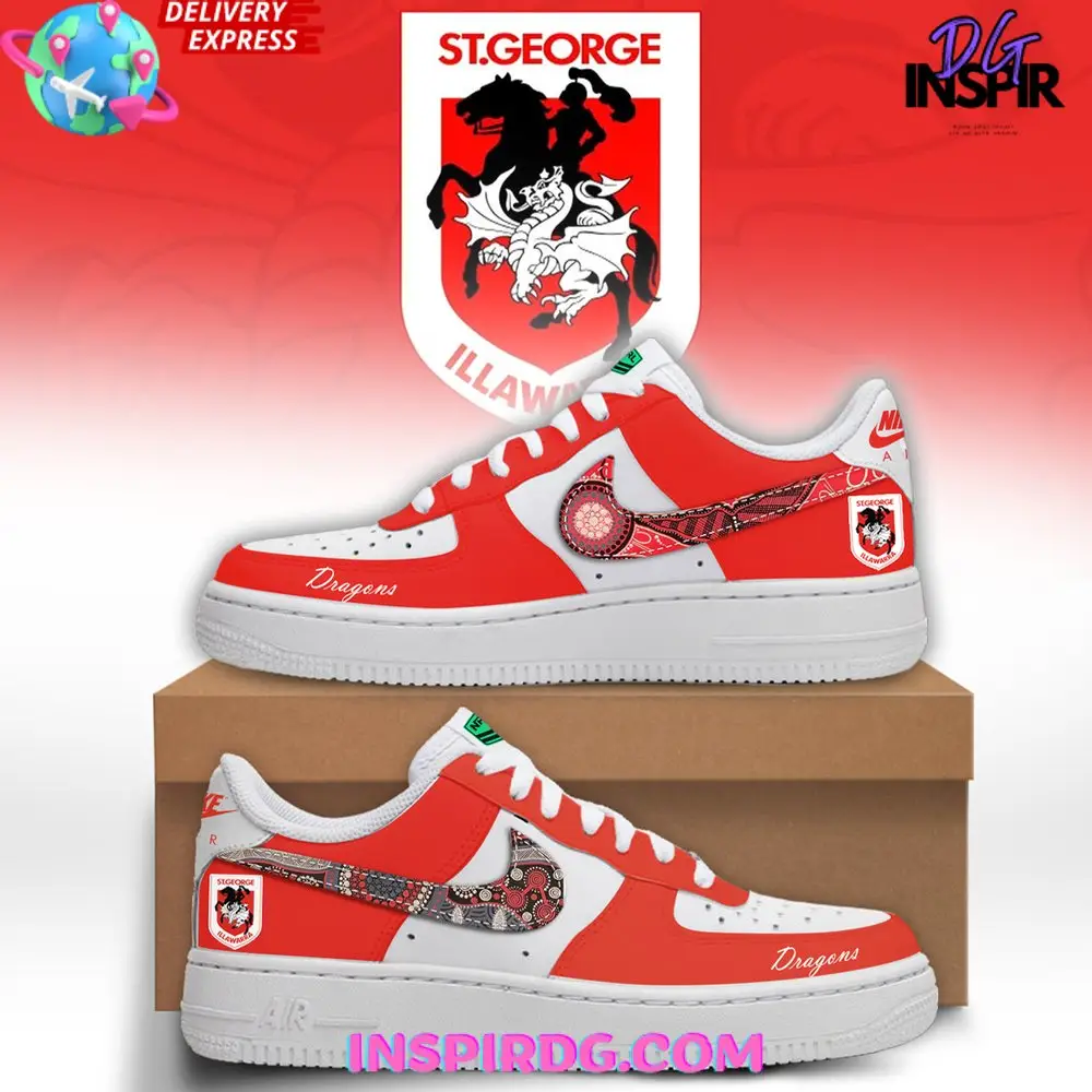 NRL St George Illawarra Dragons Limited Edition Air Force 1
