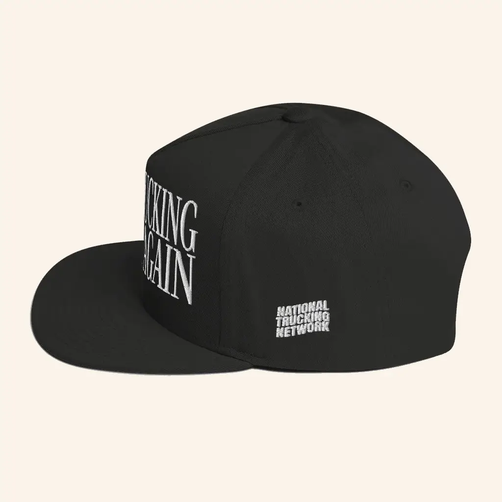 NTN Merch Embroidered Make Trucking Great Again Snapback Hat Gifts For Father