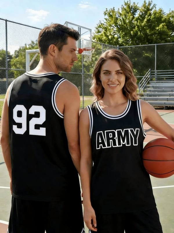Number 92 Basketball Jersey Tank Classic Athletic Sports Sleeveless Shirt Army Lover Gift