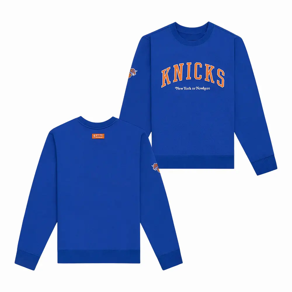 NYON x New York Knicks 2026 Playoffs Sweatshirt Basketball Apparel Present Ideas For Fans NYON x New York Knicks 2026 Playoffs Sweatshirt Basketball Apparel Present Ideas For Fans - Image 1