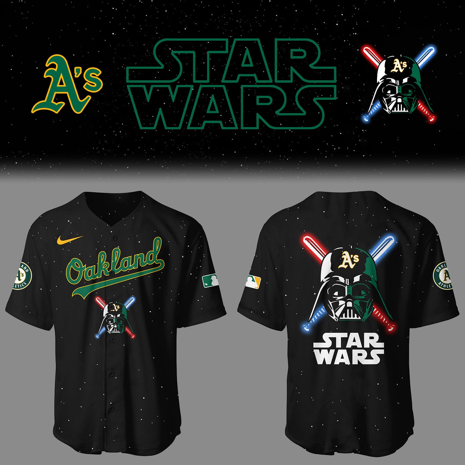 Oakland Athletics X Star Wars Jersey Oakland Athletics Merch Unique Gifts For Baseball Fans
