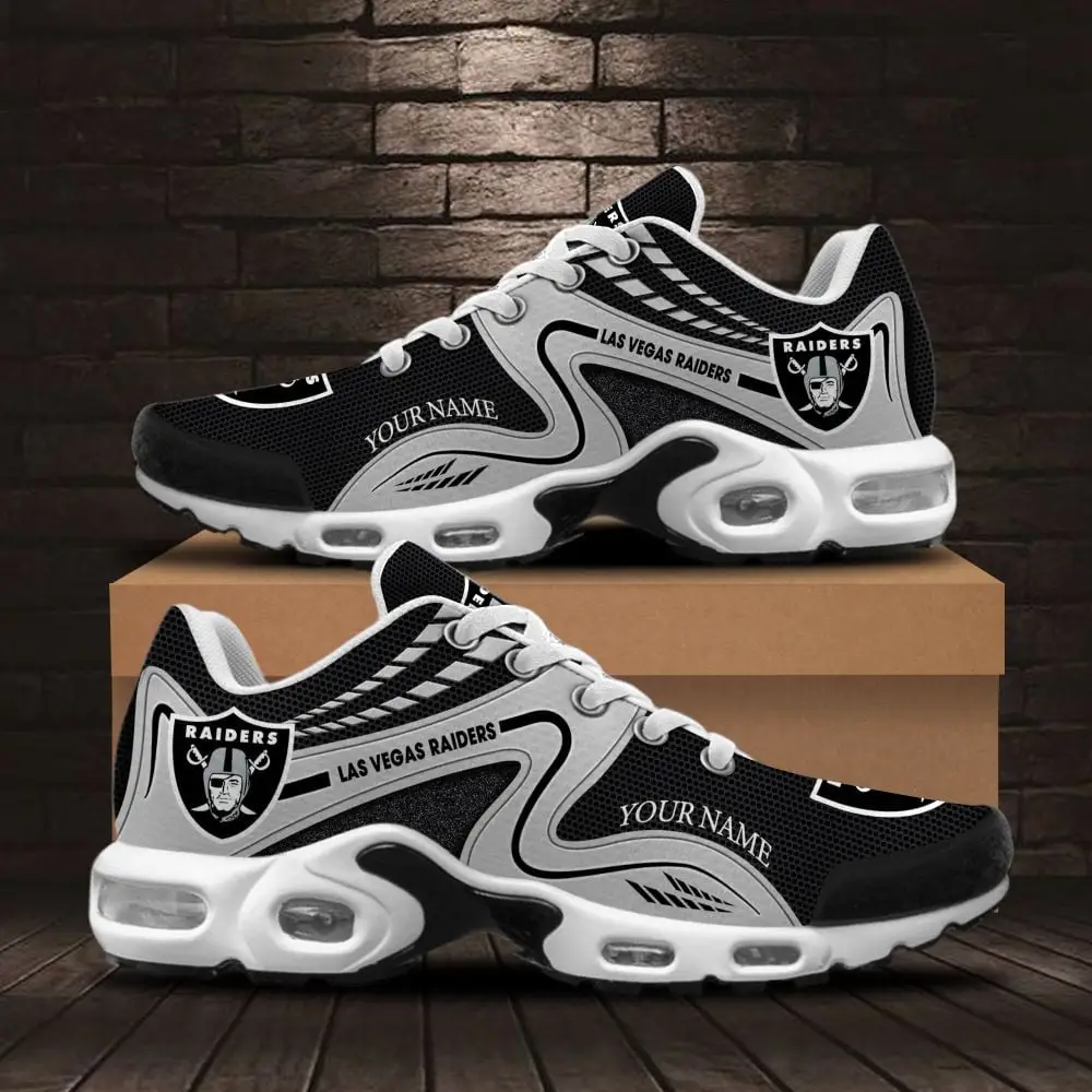 Oakland Raiders Air Max Plus Shoes Sneakers For Men And Women
