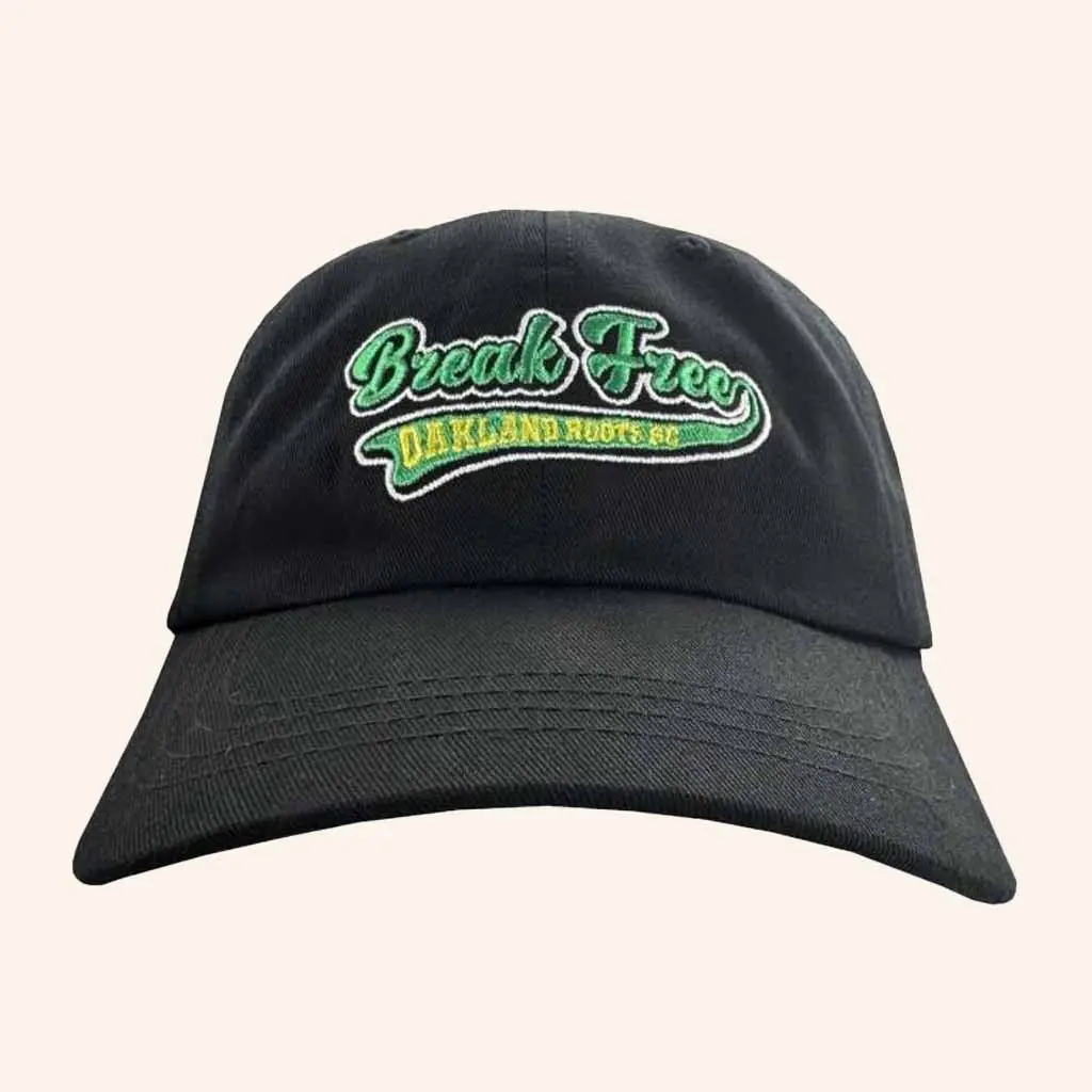 Oakland Roots SC Merch Oakland Roots SC X Break Free Embroidered Hat Gift For Soccer Fans -WearandDecor