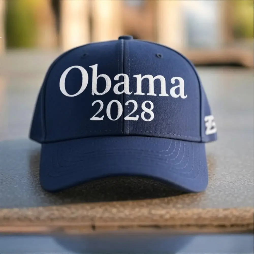 Obama 2028 Hat President Obama FDT Hat Anti Trump Merch Father's Day Gifts For Dad