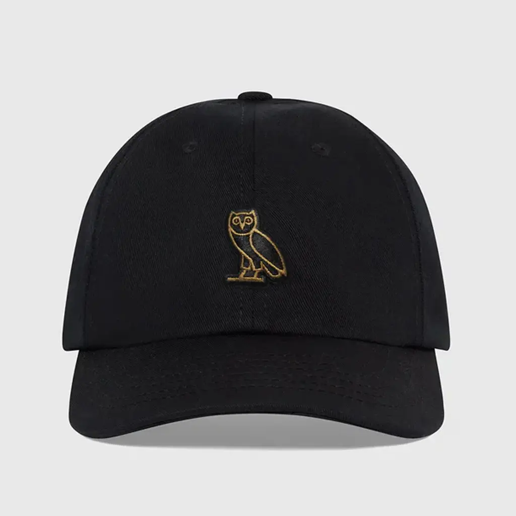October's Very Own Merch Embroidered Black Hat OVO Hat Presents For Dad - WearandDecor