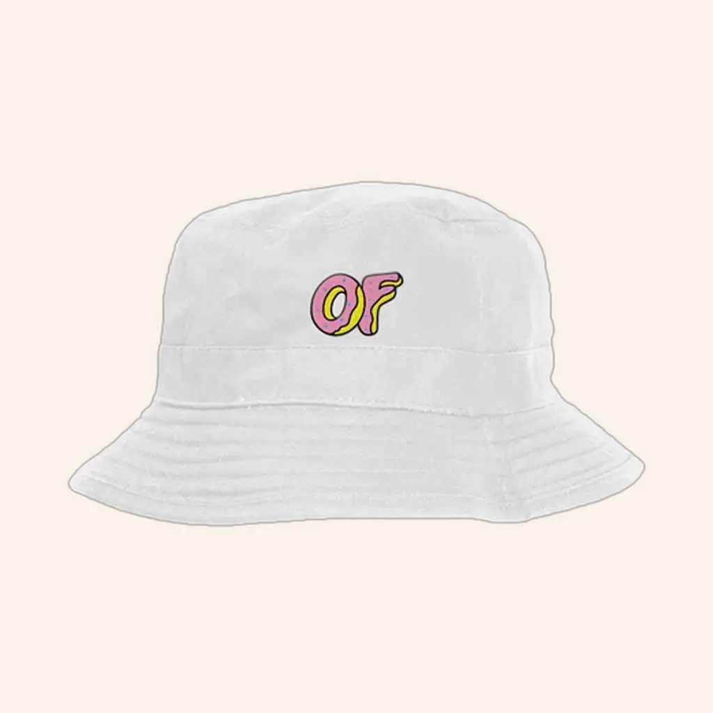 Odd Future Merch OF Donut Logo Bucket Hat Christmas Ideas For Sister -WearandDecor