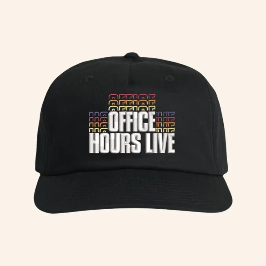 Office Hours Merch Office Hours Live Logo Black Hat Christmas Present For Dad - Wear&Decor