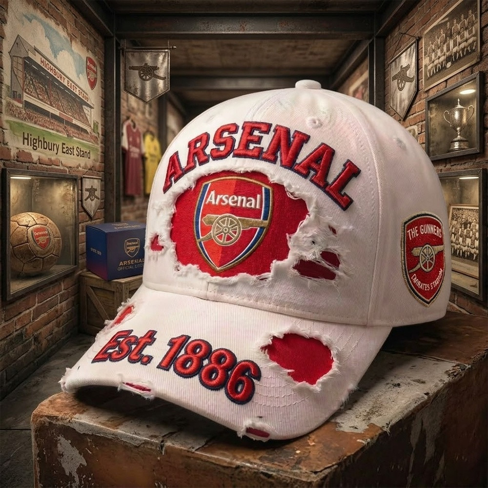 Official 2026 Arsenal Fc Hat Limited Edition Distressed Vintage Ball Cap Unique Gift Ideas