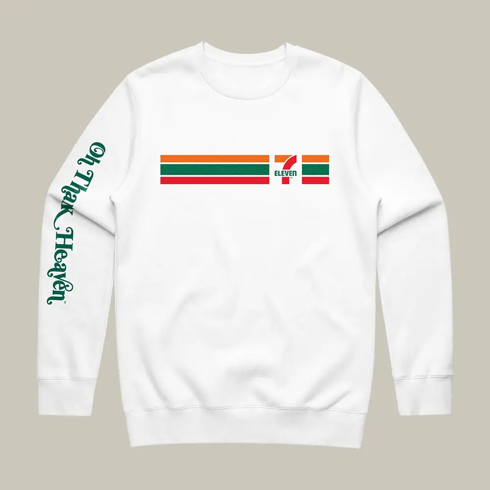Oh Thank Heaven Eleven Sweatshirt Convenience Store Merch Good Gift For Enthusiasts