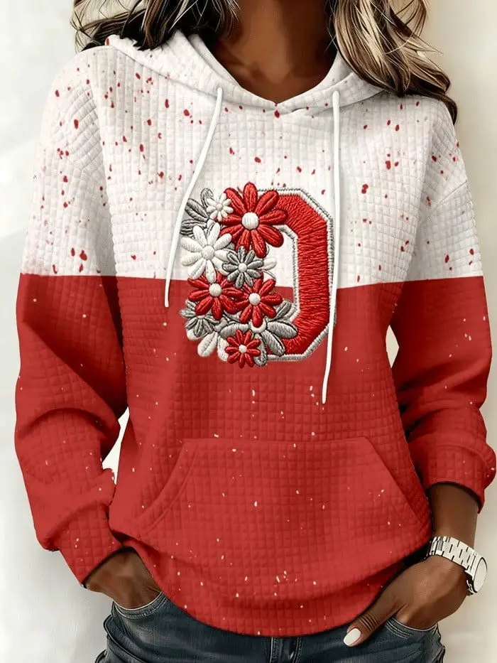 Ohio State Buckeyes Hoodie Women's Block O Game Day Merch Best Gifts For Fans