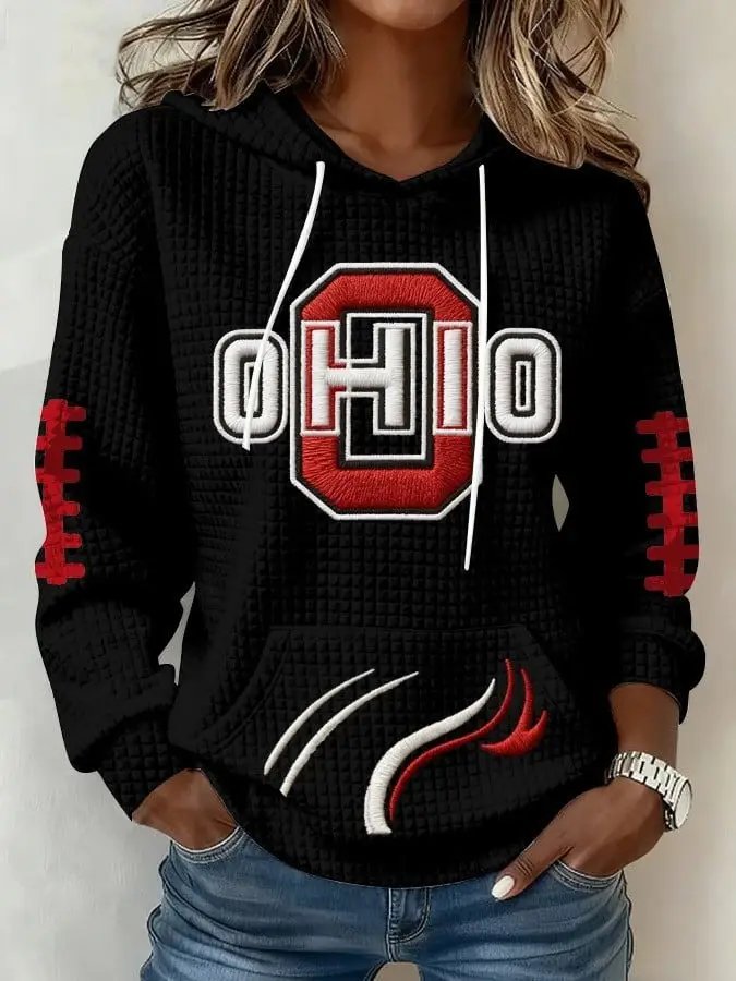 Ohio State Buckeyes Hoodie Women's Game Day Clothes Buckeyes Merch Best Gifts For Football Fans Ohio State Buckeyes Hoodie Women's Game Day Clothes Buckeyes Merch Best Gifts For Football Fans - Image 1
