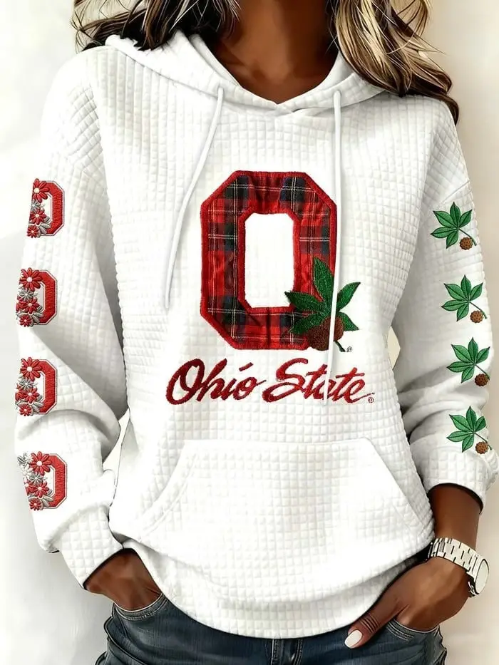 Ohio State Buckeyes Hoodie Women's Game Day Outfits Ohio State Buckeyes Merch Fan Gifts