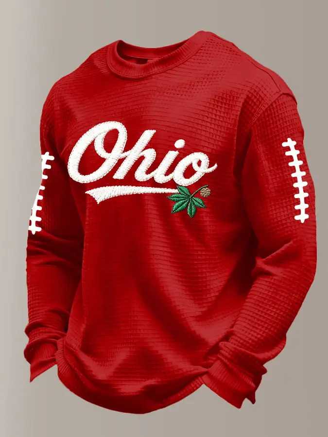 Ohio State Buckeyes Merch Football Sweatshirt Game Day Sweatshirt Xmas Gift For Footballer
