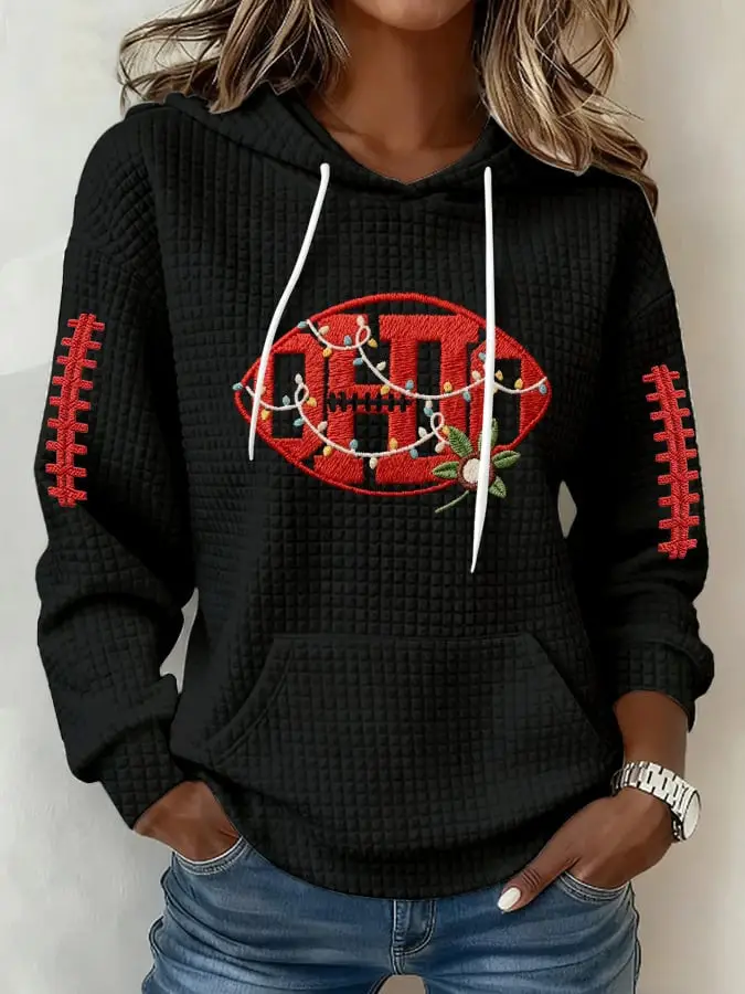 Ohio State Buckeyes Merch Hoodie Game Day Clothing Christmas Gifts For Football Lovers Ohio State Buckeyes Merch Hoodie Game Day Clothing Christmas Gifts For Football Lovers - Image 1