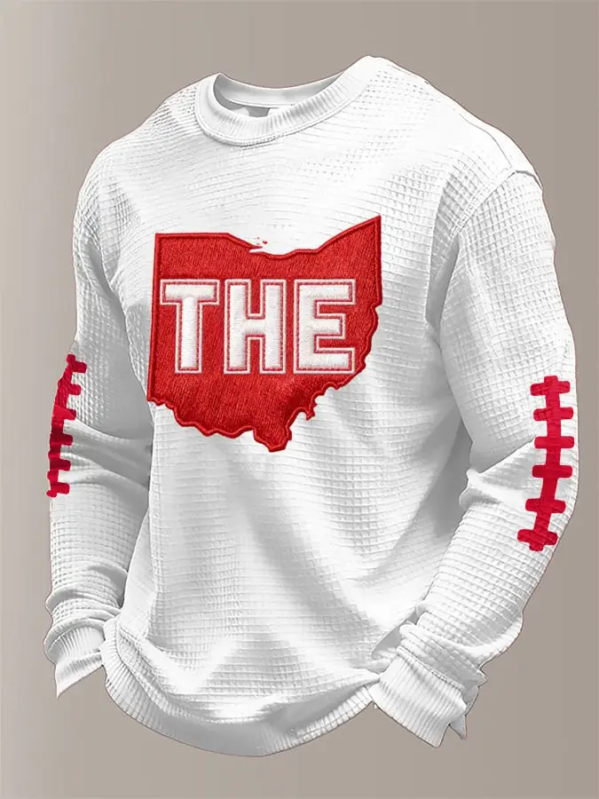 Ohio State Buckeyes Merch Sweatshirt Ohio Football Clothing Christmas Gifts For Football Lovers