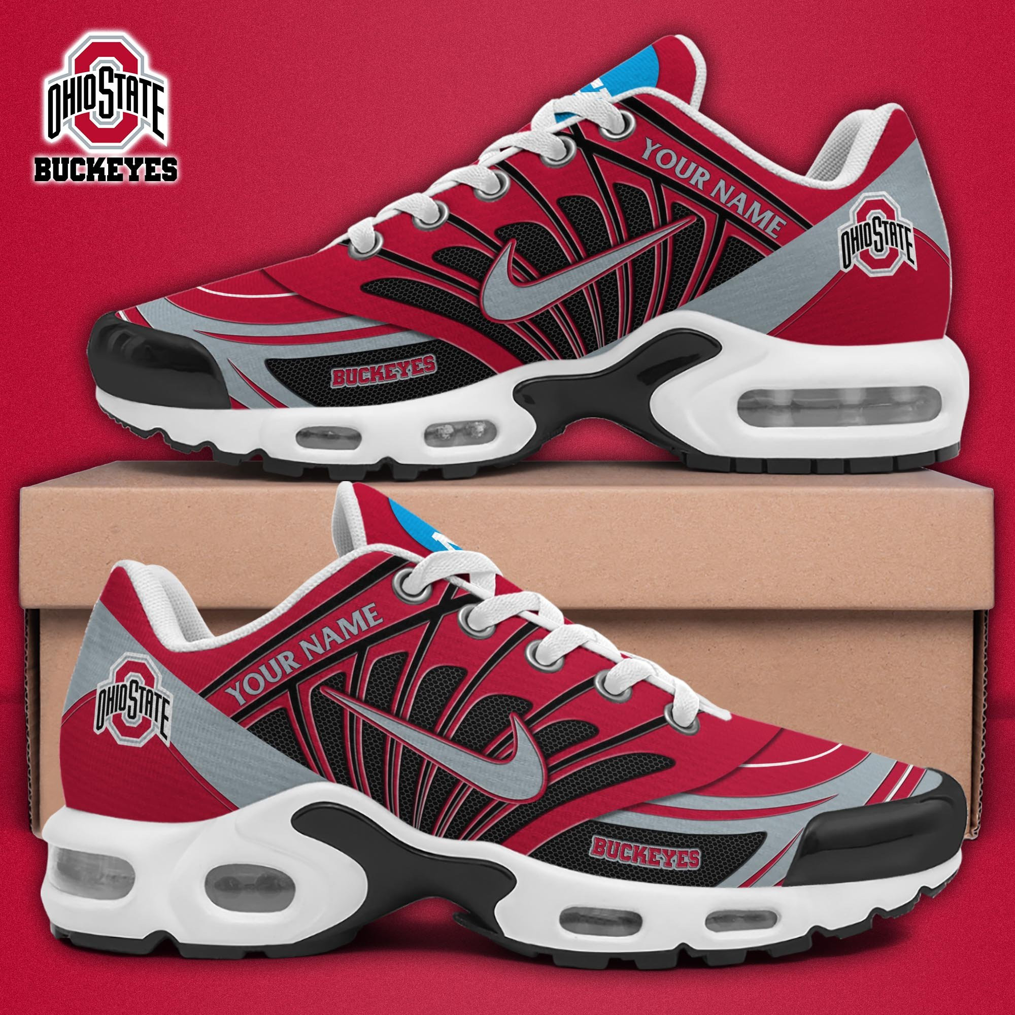Ohio State Buckeyes Shoes 2026 Version Custom Name
