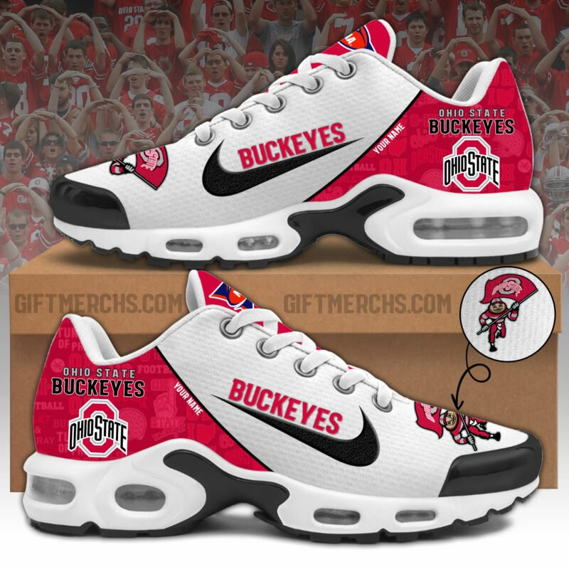 Ohio State Buckeyes Shoes 2026 Version Custom Name, Shoes For Sport Fan, Sport Gifts Ph270