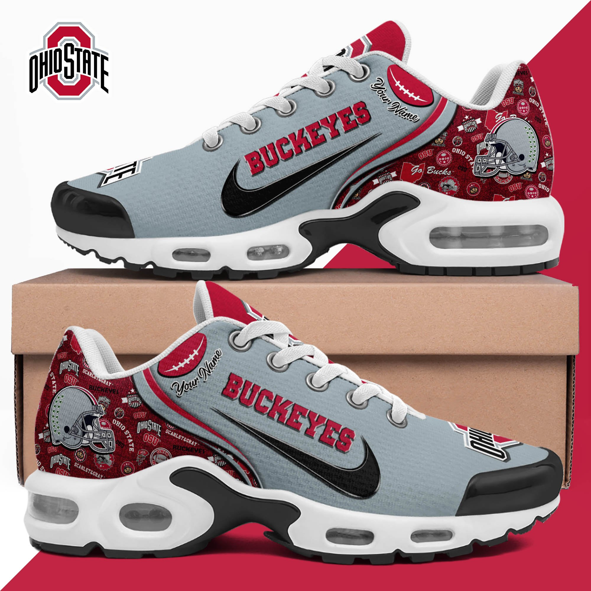 Ohio State Buckeyes Shoes 2026 Version Custom Your Name 499