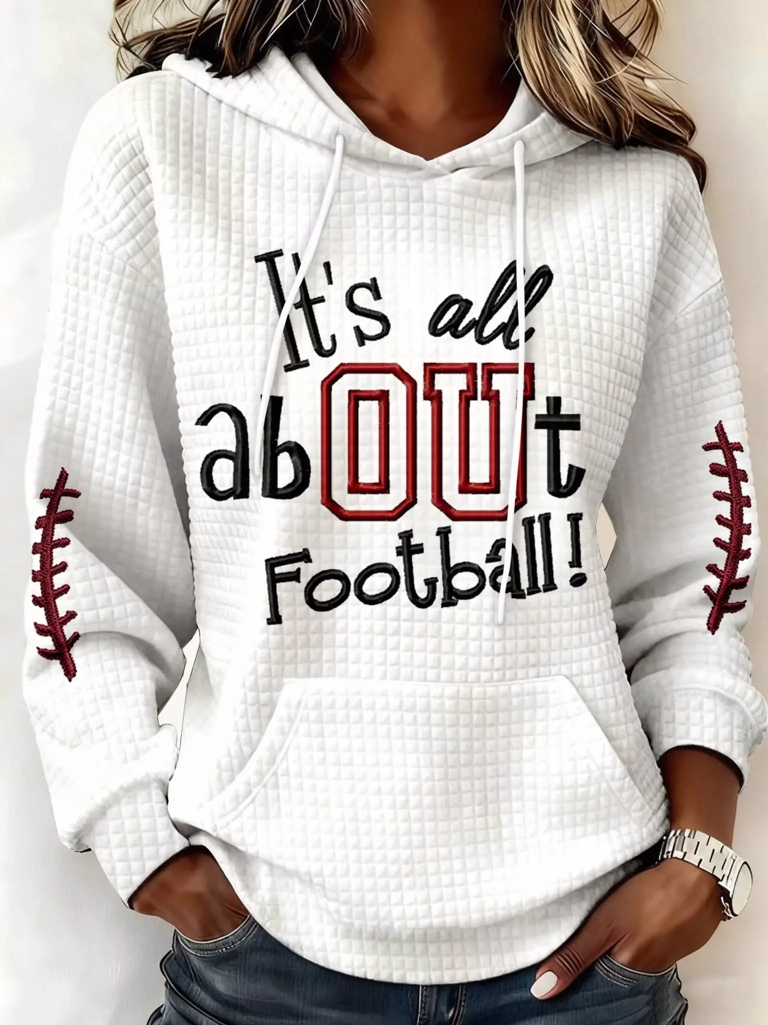 Oklahoma Sooners It's All About Football Hoodie Oklahoma Sooners Merch Game Day Apparel