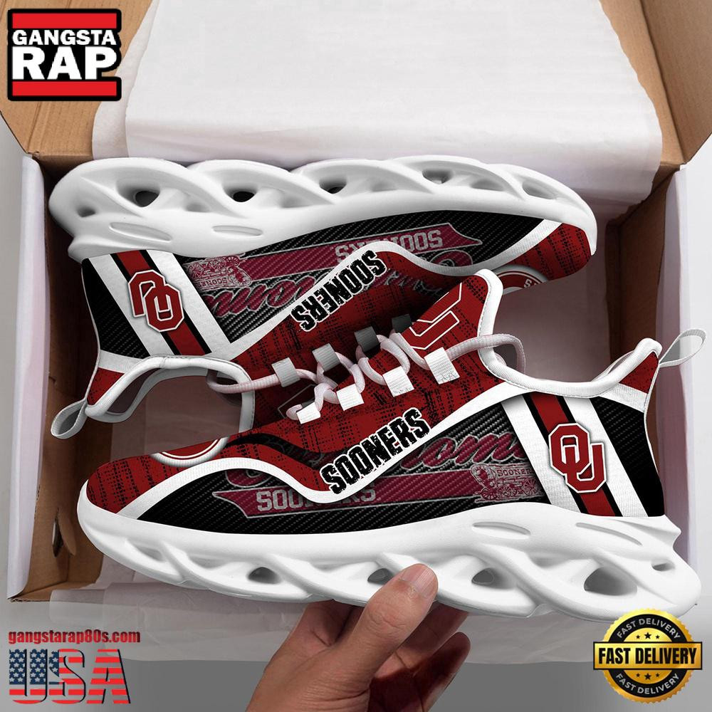 Oklahoma Sooners NCAA Clunky Air Max Shoes Air Cushion Sneakers