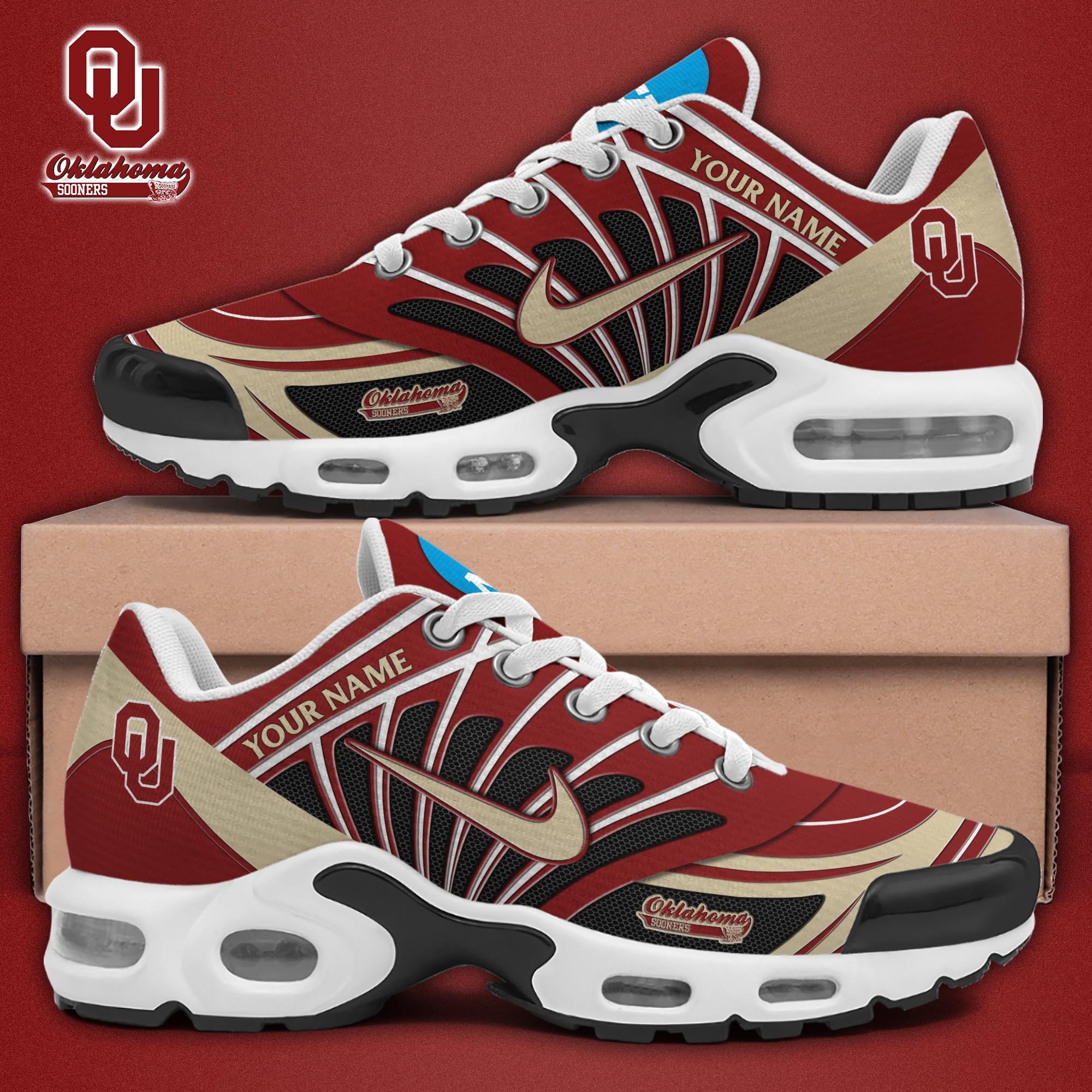 Oklahoma Sooners Shoes 2026 Version Custom Name