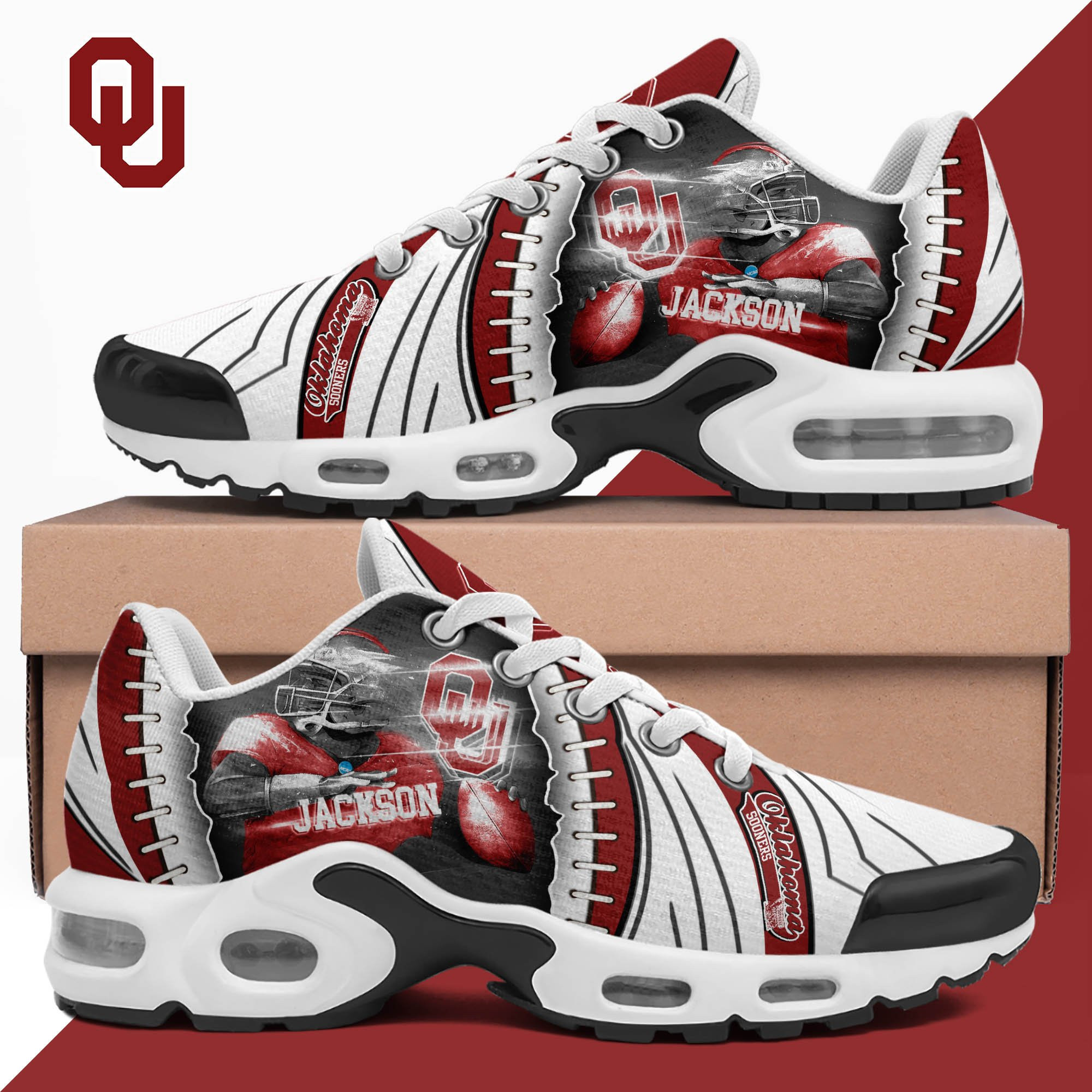 Oklahoma Sooners Shoes 2026 Version Custom Your Name 919