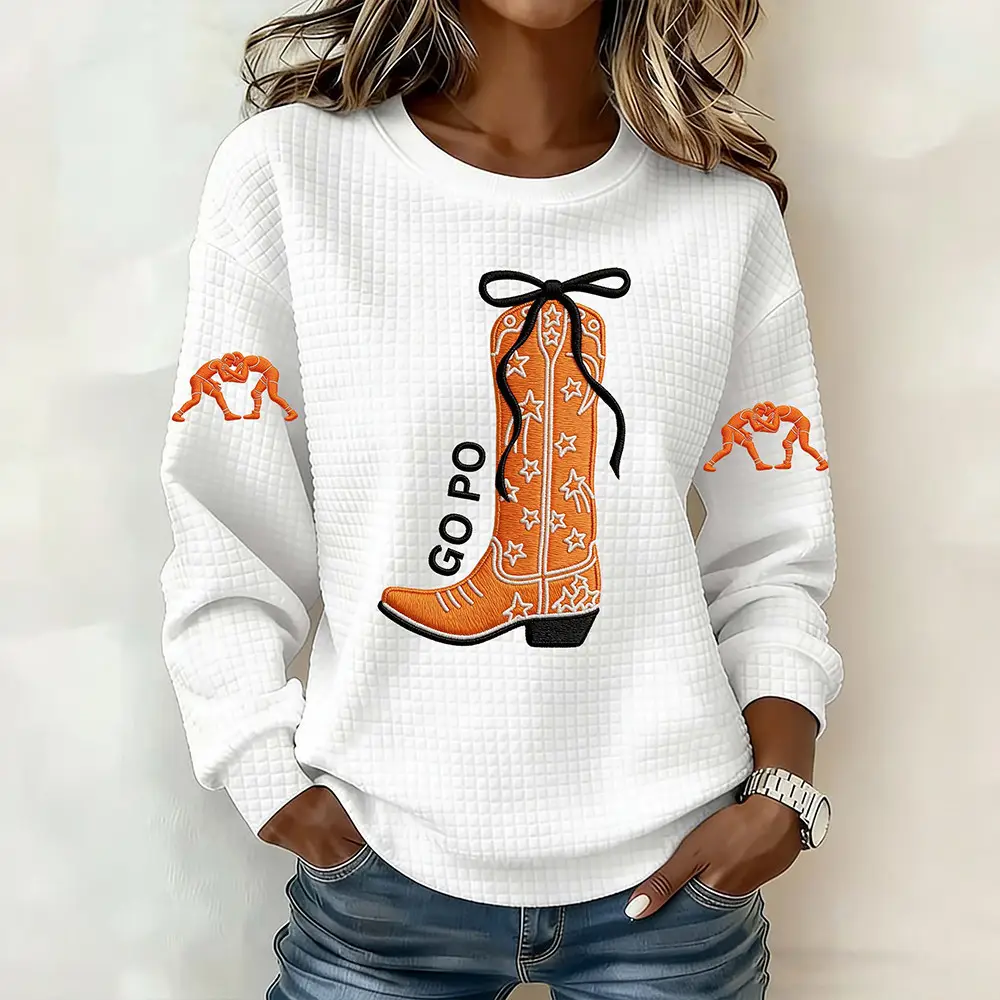 Oklahoma State Cowboys Merch Gopo Boots Design Sweatshirt Cowboys Nation Present Ideas Oklahoma State Cowboys Merch Gopo Boots Design Sweatshirt Cowboys Nation Present Ideas - Image 1