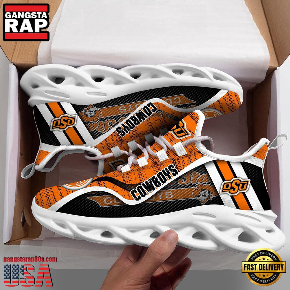 Oklahoma State Cowboys NCAA Clunky Air Max Shoes Air Cushion Sneakers